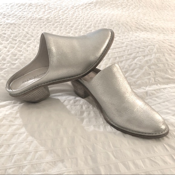 Kelsi Dagger Brooklyn silver Kerley mules 🤍 - Picture 6 of 16